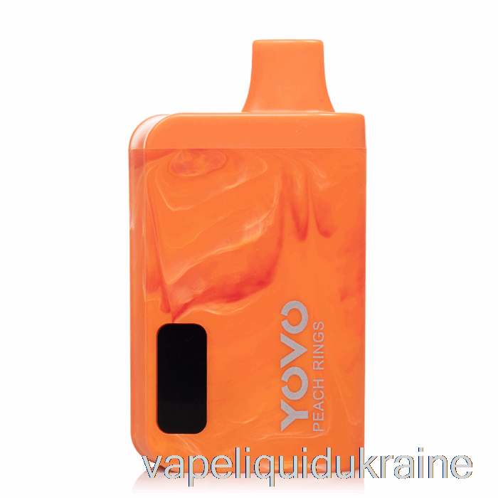 Vape Liquid Ukraine Yovo JB8000 Disposable Peach Rings